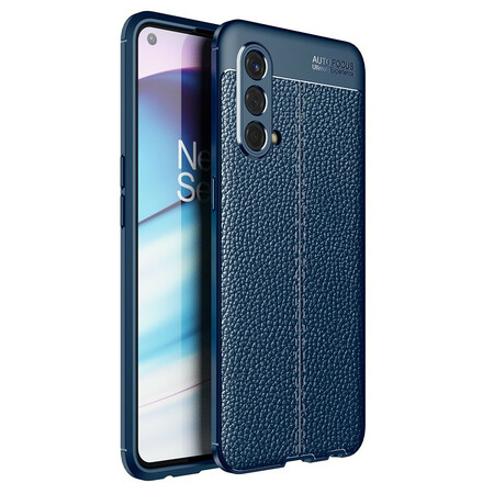 OnePlus Nord CE 5G Cover Litschi-Leder-Effekt Double Line