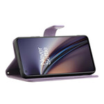 OnePlus Nord CE 5G Hülle Baum und Eulen mit Riemen