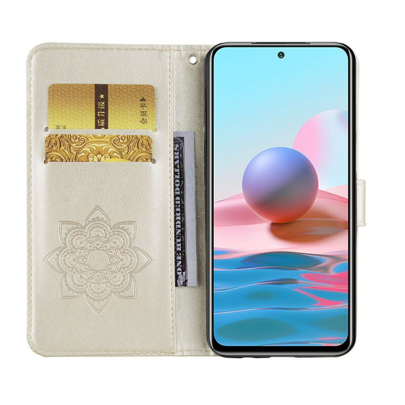 Xiaomi Redmi Note 10 / Note 10s Hülle Mandala Eule und Charm