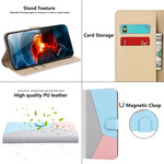Xiaomi Redmi Note 10 / Note 10s Tasche Lederoptik Tricolor