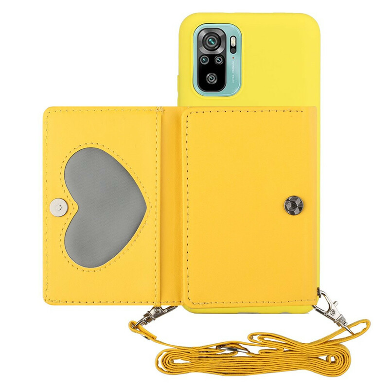Xiaomi Redmi Note 10 / Note 10s Cover mit Schulterriemen Kartenhalter