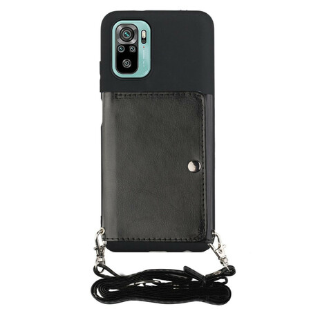 Xiaomi Redmi Note 10 / Note 10s Cover mit Schulterriemen Kartenhalter