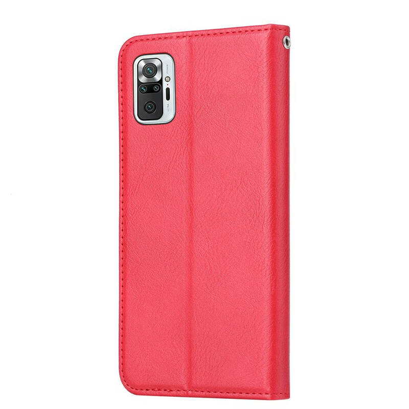 Flip Cover Xiaomi Redmi Note 10 / Note 10s Kunstleder Kartenhalter