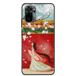 Xiaomi Redmi Note 10 / Note 10s Cover Die Asiatische Blumenfrau