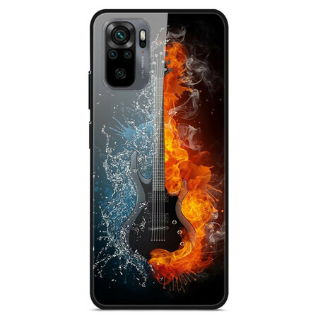 Xiaomi Redmi Note 10 / Note 10s Hülle aus gehärtetem Glas Gitarre
