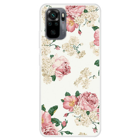 Xiaomi Redmi Note 10 / Note 10s Cover Blumen Liberty