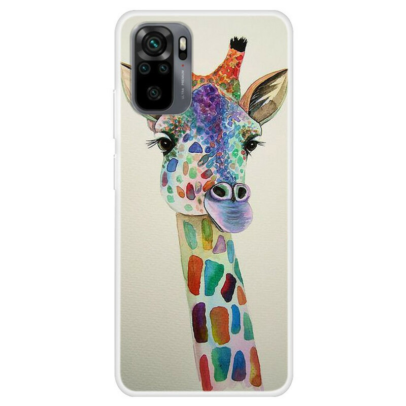 Xiaomi Redmi Note 10 / Note 10s Giraffe Cover Farbig