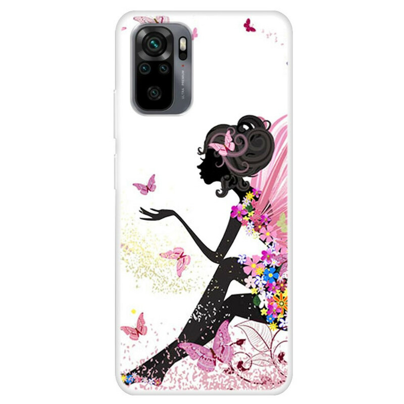Xiaomi Redmi Note 10 / Note 10s Butterfly Lady Cover