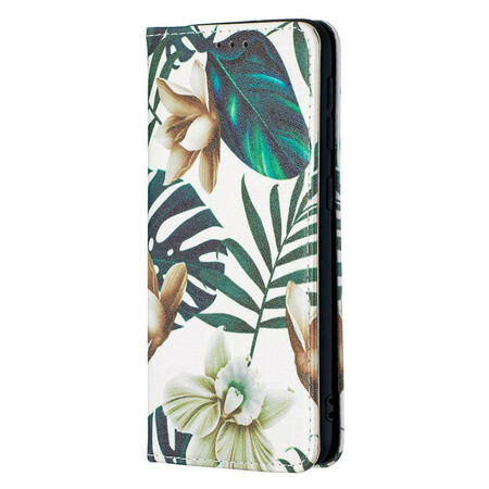 Flip Cover Samsung Galaxy A20e Blätter