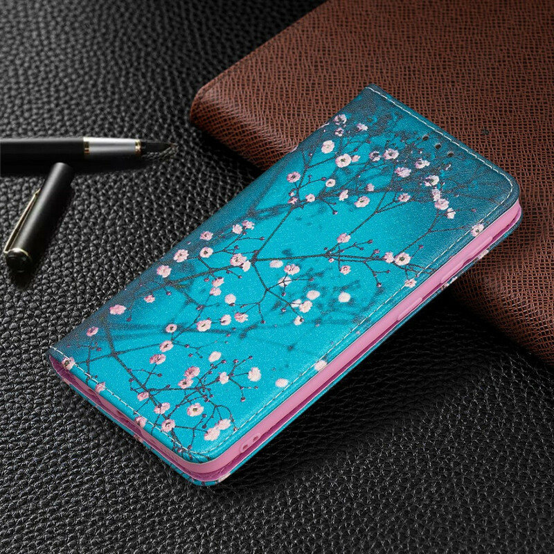 Flip Cover Samsung Galaxy A20e Blühende Zweige