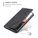 Flip Cover Xiaomi Redmi Note 10 / Note 10s Lederoptik CASEME