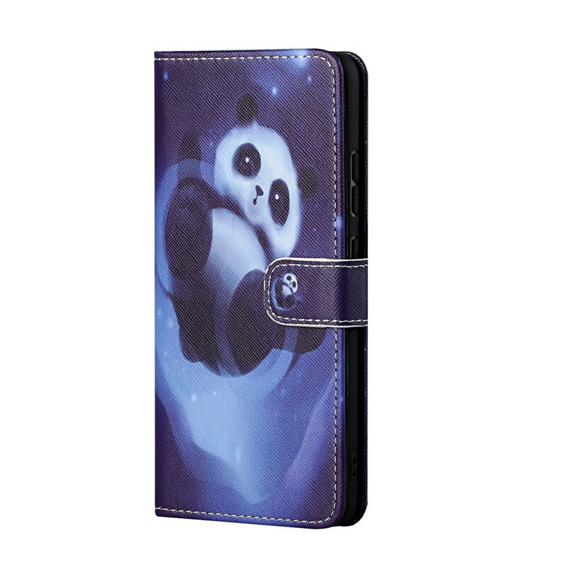 Xiaomi Redmi Note 10 5G / Poco M3 Pro 5G Panda Space Tasche mit Riemen