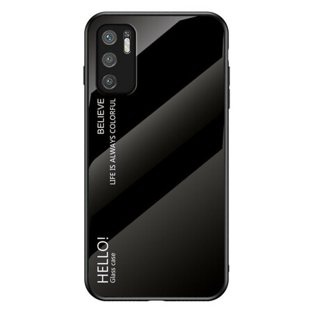 Xiaomi Redmi Note 10 5G / Poco M3 Pro 5G Panzerglas Cover Hello