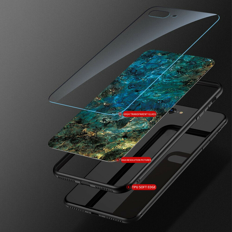 Xiaomi Redmi Note 10 5G / Poco M3 Pro 5G Hülle aus gehärtetem Glas Marble Colors