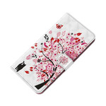 Xiaomi Redmi Note 10 5G / Poco M3 Pro 5G Baum Rosa Tasche