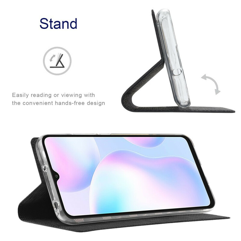 Flip Cover Xiaomi Redmi Note 10 5G / Poco M3 Pro 5G strukturiert VILI DMX