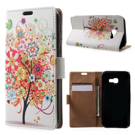 Samsung Galaxy A5 2017 Hülle Blumiger Baum