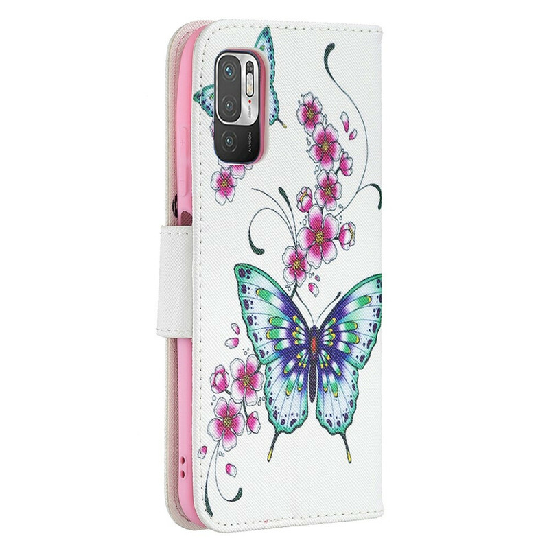 Xiaomi Redmi Note 10 5G / Poco M3 Pro 5G Hülle Wunderbare Schmetterlinge