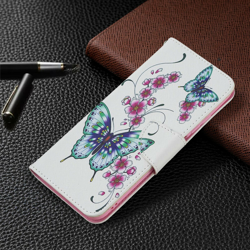 Xiaomi Redmi Note 10 5G / Poco M3 Pro 5G Hülle Wunderbare Schmetterlinge