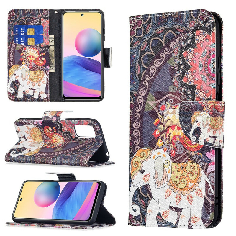 Xiaomi Redmi Note 10 5G / Poco M3 Pro 5G Hülle Indischer Elefant Xiaomi Redmi Note 10 5G / Poco M3 Pro 5G Hülle Indischer Elefant