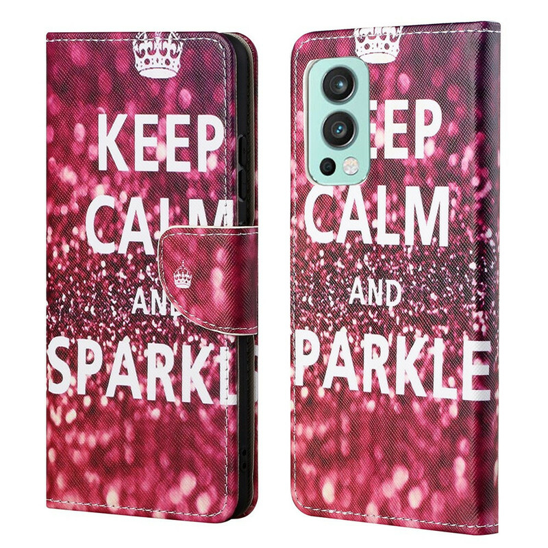 Hülle OnePlus Nord 2 5G Keep Calm and Sparkle