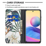 Flip Cover Xiaomi Redmi Note 10 5G / Poco M3 Pro 5G Blätter