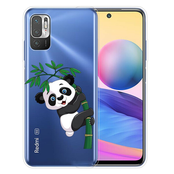 Xiaomi Redmi Note 10 5G / Poco M3 Pro 5G Panda Cover Auf Bambus