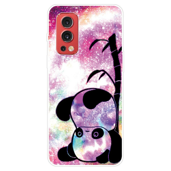 Hülle OnePlus Nord 2 5G Panda und Bambus