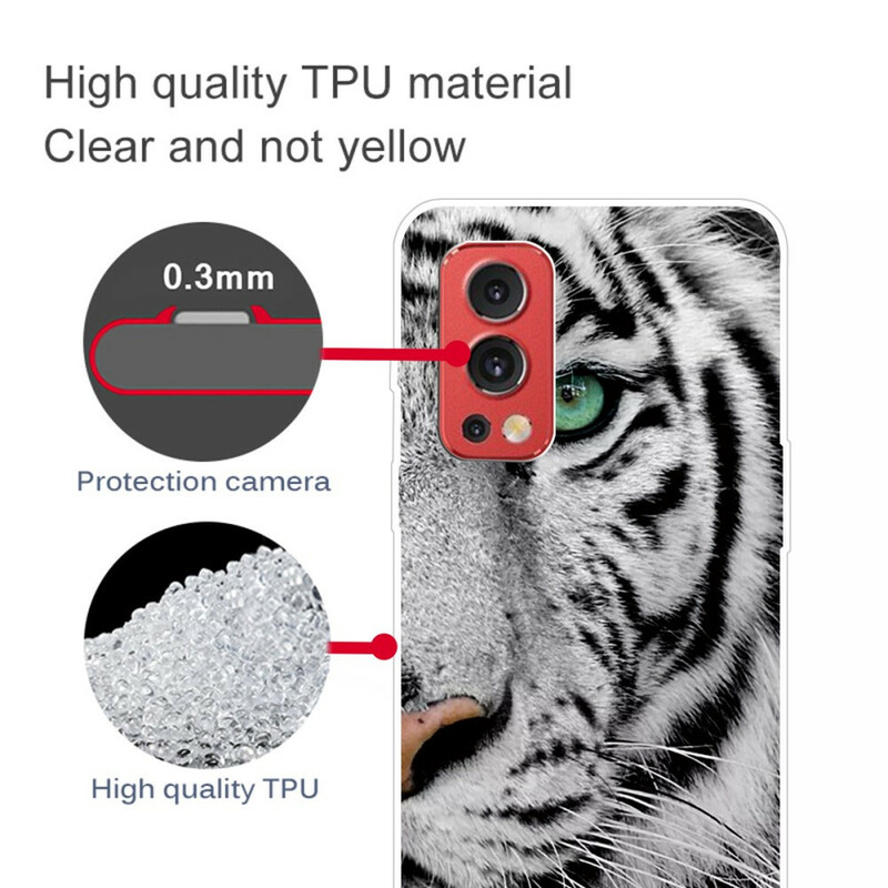 OnePlus Nord 2 5G Tiger Face Cover