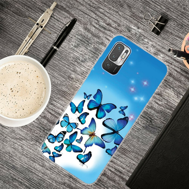 Xiaomi Redmi Note 10 5G / Poco M3 Pro 5G Schmetterlinge Cover