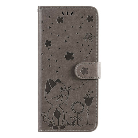 Xiaomi Redmi Note 10 5G / Poco M3 Pro 5G Tasche Katze Aniné