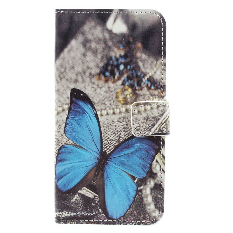 Samsung Galaxy A5 2017 Schmetterling Hülle Blau