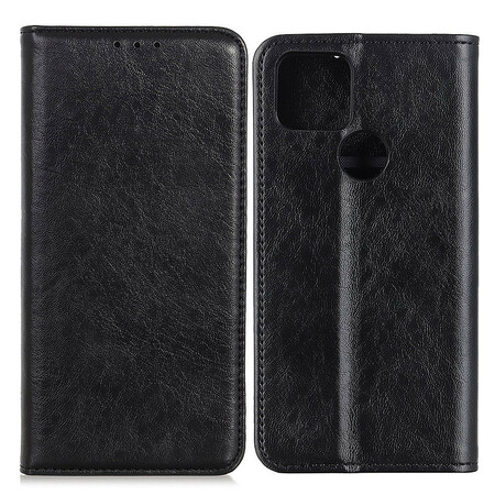 Flip Cover Google Pixel 5A 5G Textur Gespaltenes Leder