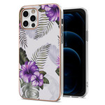 iPhone Cover 12 / 12 Pro Violette Blumen