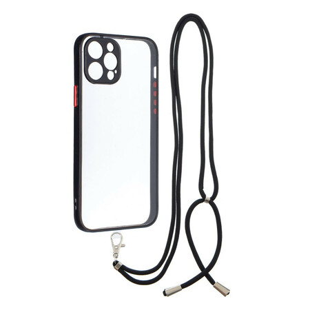 iPhone 12 Pro Hybrid Cover mit farbiger Kordel