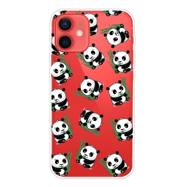 Cover iPhone 13 Mini Kleine Pandas