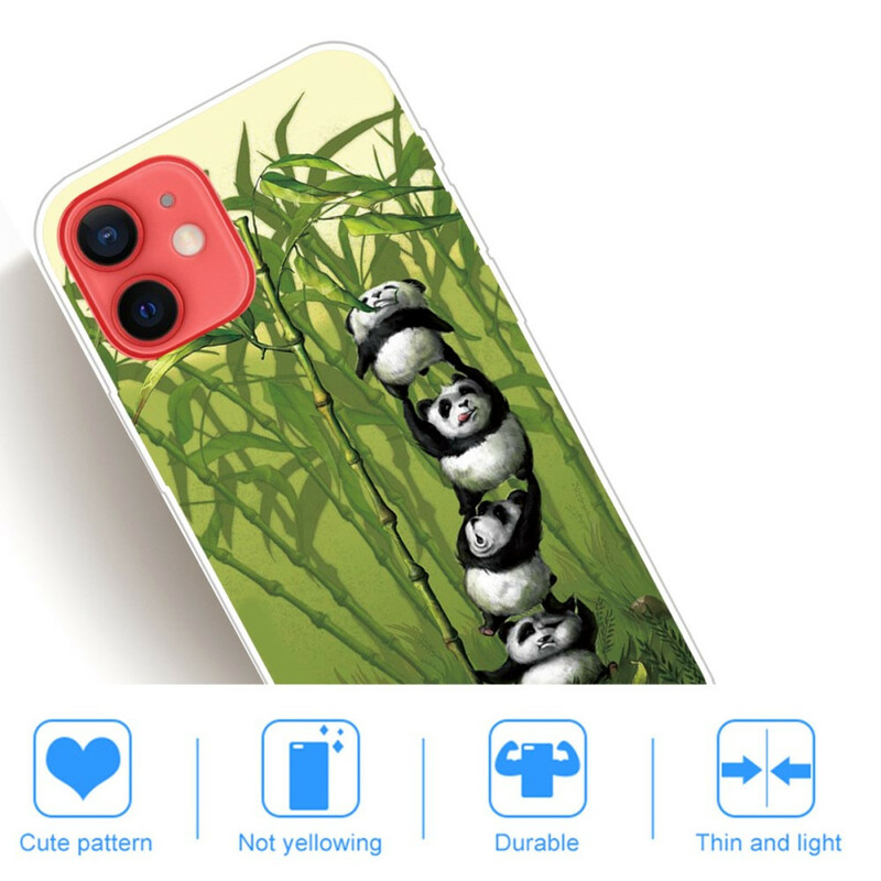 iPhone 13 Mini Ein Haufen Pandas Cover