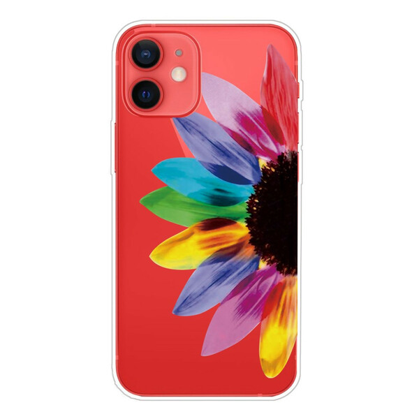iPhone 13 Mini Blume Cover Farbig