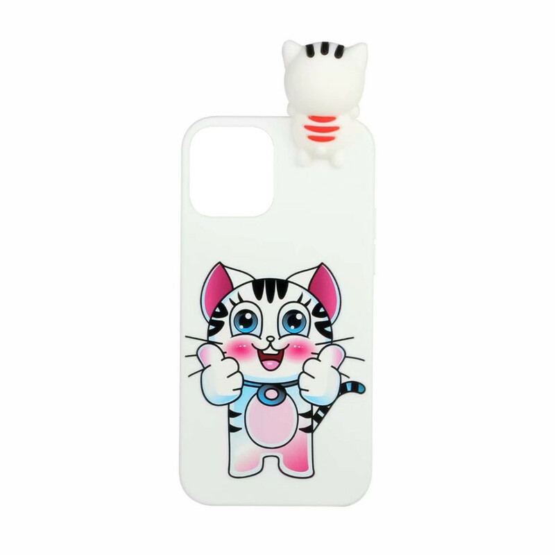 iPhone 13 Mini 3D Katze Fun Cover