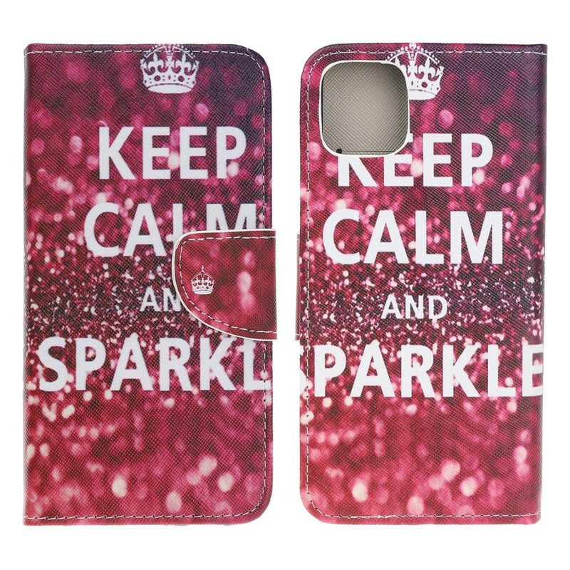 Hülle iPhone 13 Mini Keep Calm and Sparkle