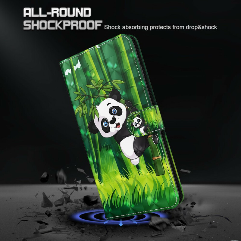 iPhone 13 Mini Hülle Panda und Bambus