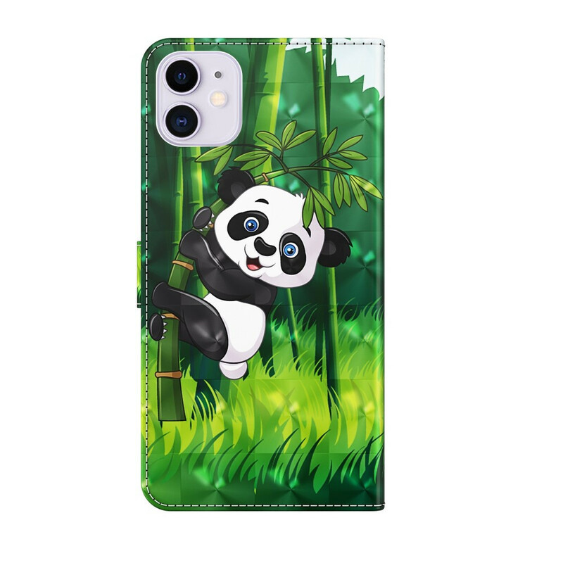 iPhone 13 Mini Hülle Panda und Bambus