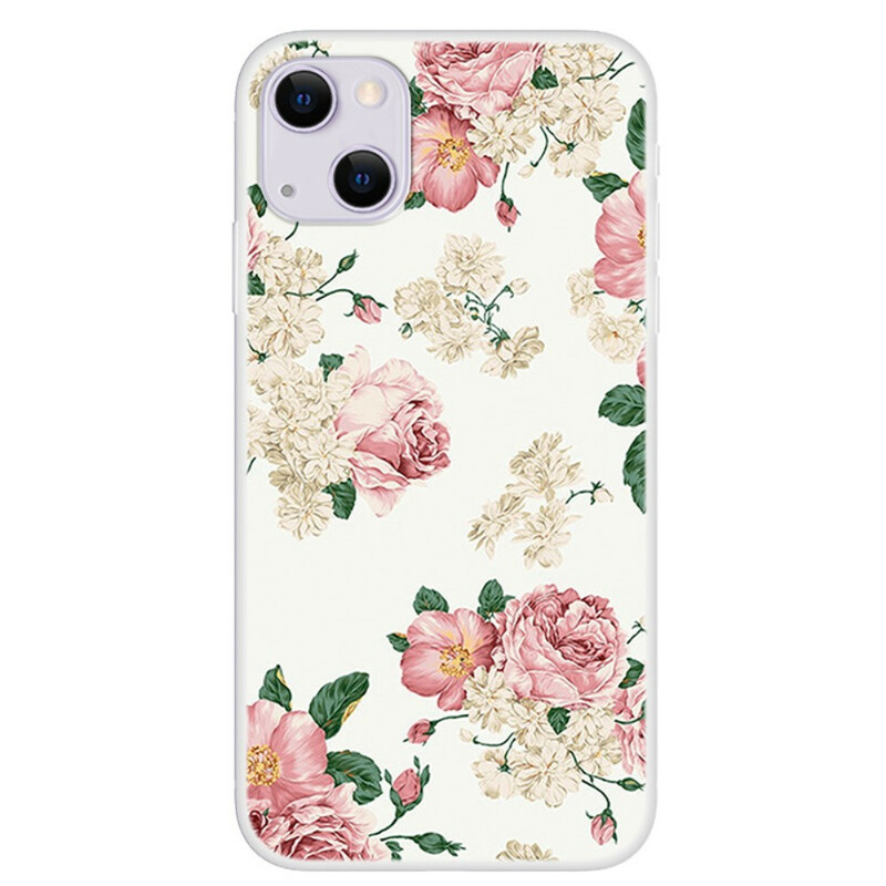 iPhone 13 Mini Blumen Liberty Cover