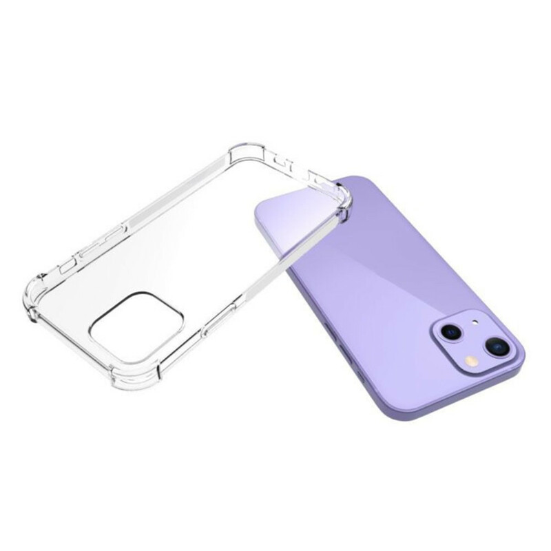 iPhone 13 Mini Cover Transparent Verstärkte Ecken