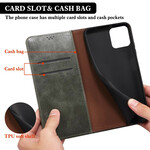 Flip Cover iPhone 13 Mini Kunstleder Gewachst Flip Cover iPhone 13 Mini Kunstleder Gewachst