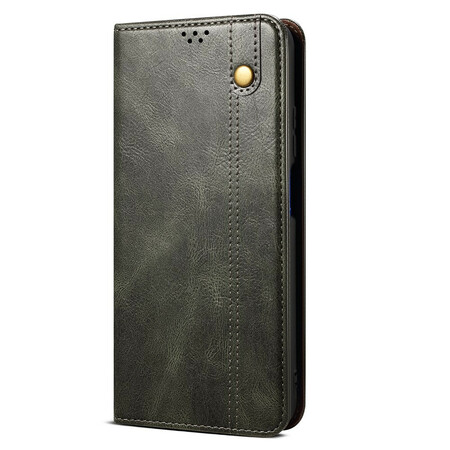 Flip Cover iPhone 13 Mini Kunstleder Gewachst