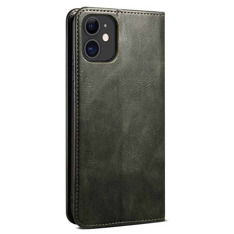 Flip Cover iPhone 13 Mini Kunstleder Gewachst Flip Cover iPhone 13 Mini Kunstleder Gewachst