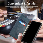 Flip Cover iPhone 13 Mini Kunstleder Gewachst