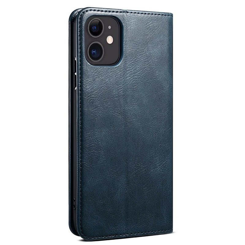 Flip Cover iPhone 13 Mini Kunstleder Gewachst