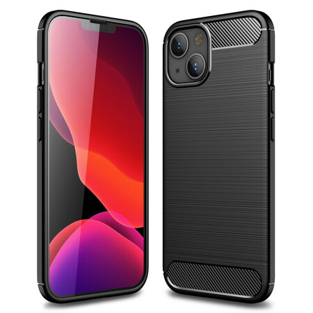 iPhone 13 Mini Kohlefaser Cover Gebürstet